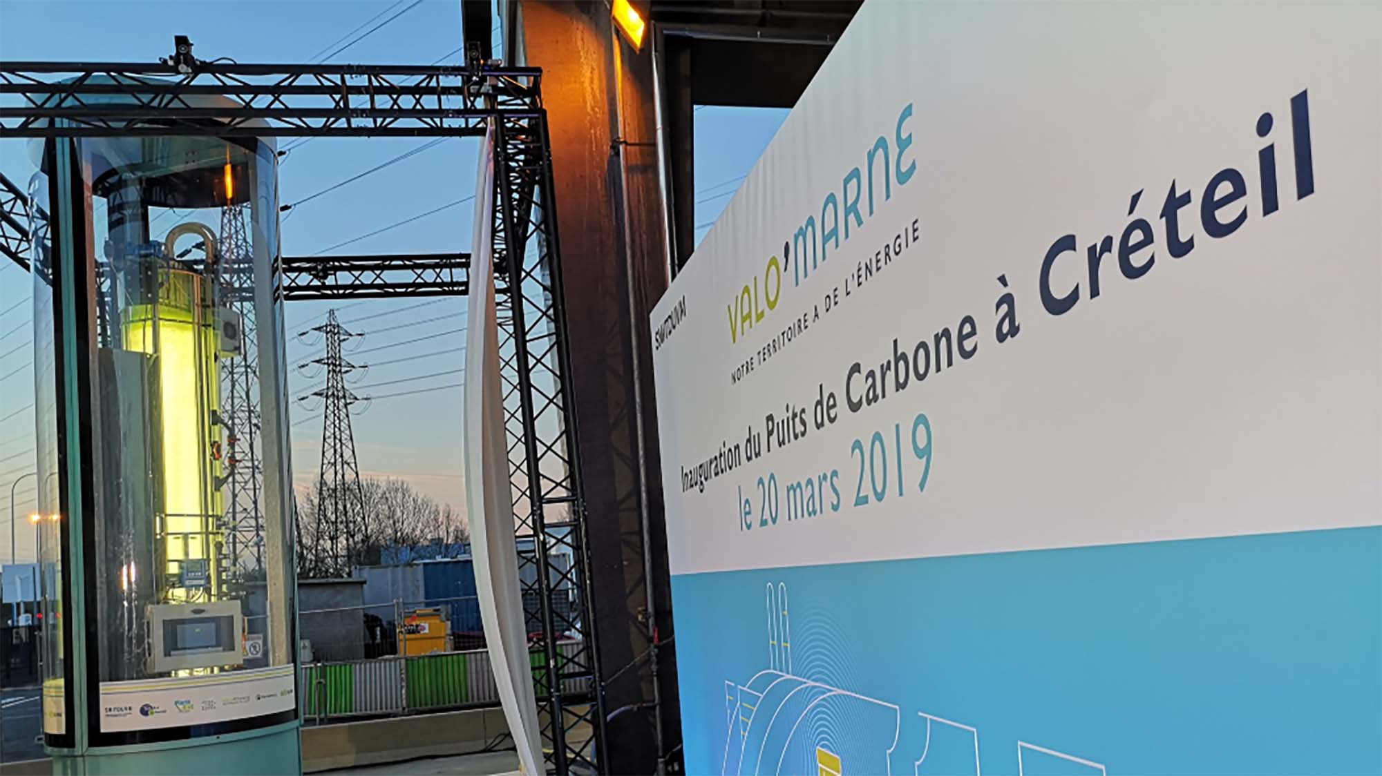 Inauguration puits de carbone Valo Marne