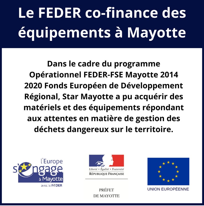 La FEDER Co fiance les equipements de Mayotte