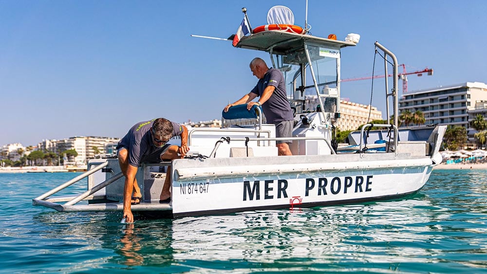 bateau mer propre