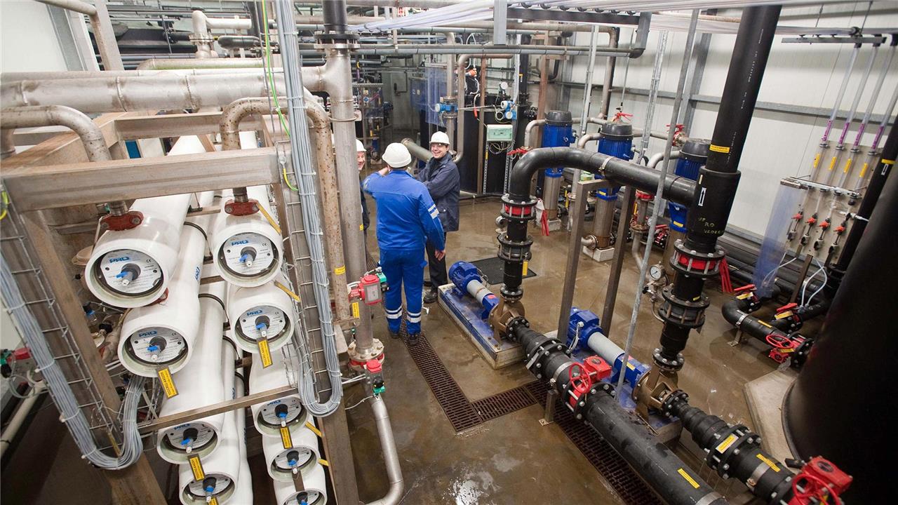 installations de traitement d'eau industrielle