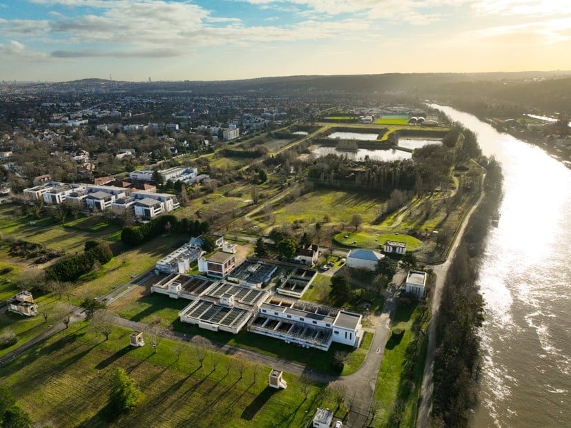 vue aerienne usine pecq croissy